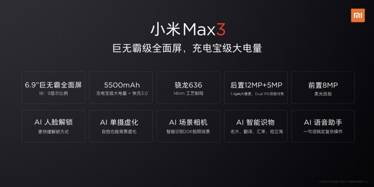 Xiaomi Mi Max 3 : les caractéristiques et le prix dévoilés<br />
<b>Deprecated</b>: strip_tags(): Passing null to parameter #1 ($string) of type string is deprecated in <b>/home/actumondxo/www/wp-content/themes/Newspaper/loop-single.php</b> on line <b>64</b><br />
Xiaomi Mi Max 3 : les caractéristiques et le prix dévoilés