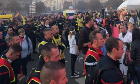 Manifestations à Paris : Pompiers, ARM et personnels médicaux présents !